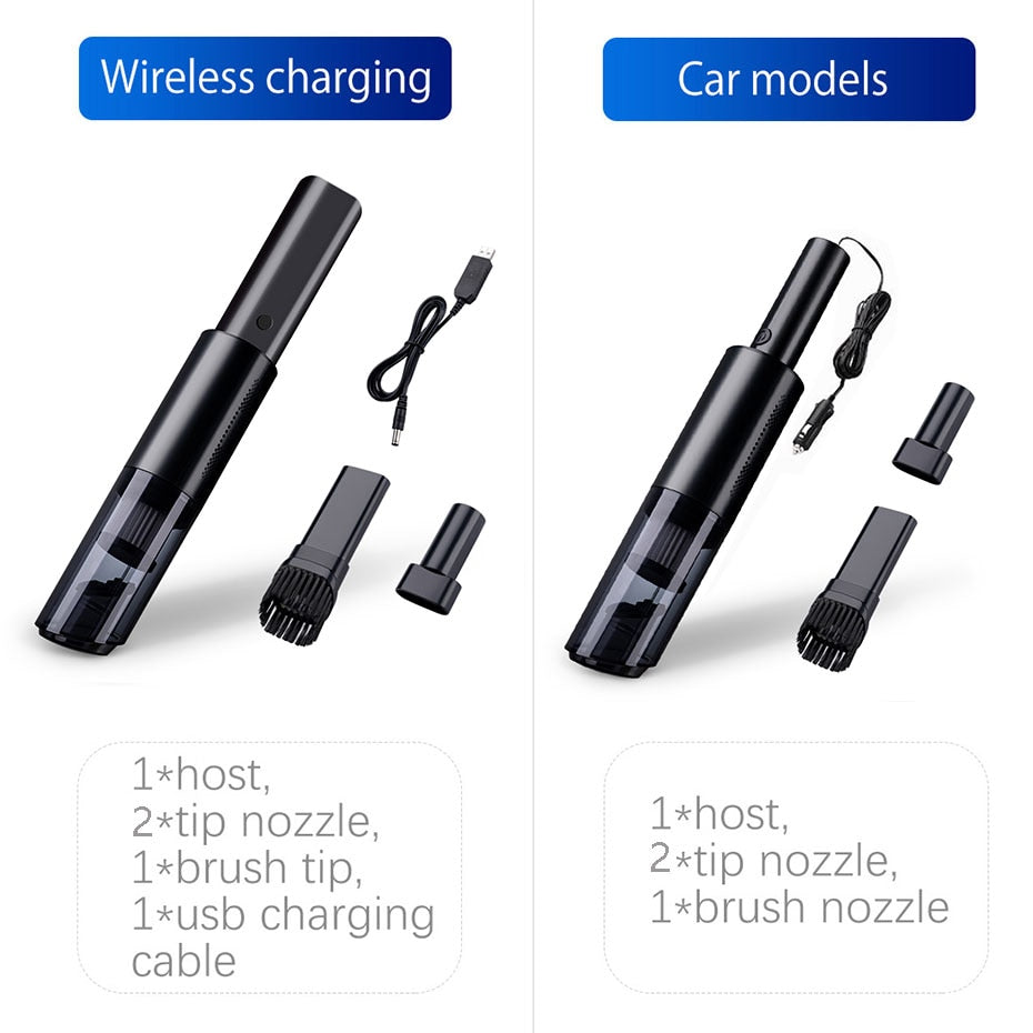 Car home dual-use wireless handheld blind spot vacuum cleaner
