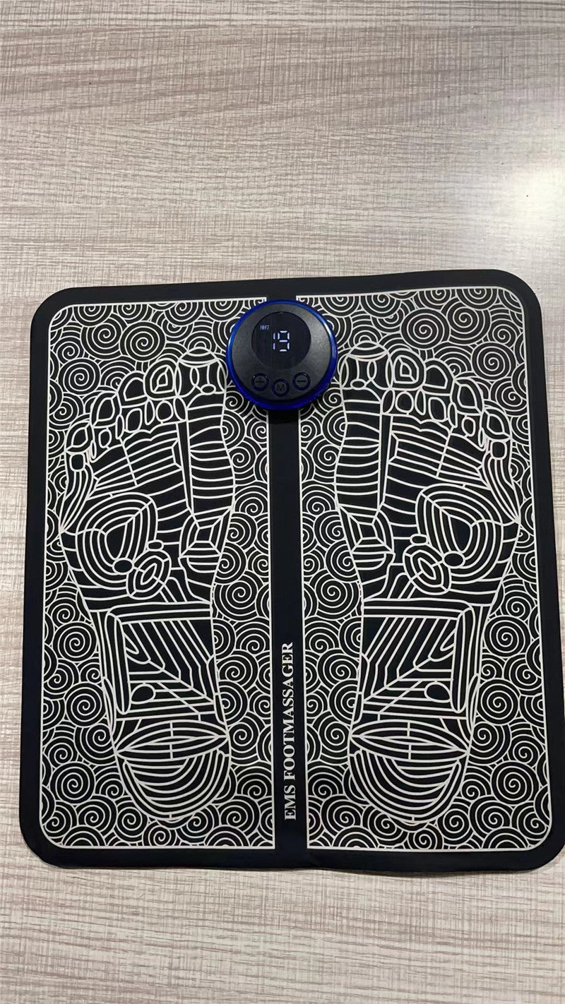 Foot Massage Pulse Foot Massage Mat EMS Physiotherapy Foot Therapy Machine USB Charging Moving Foot Foot Massager