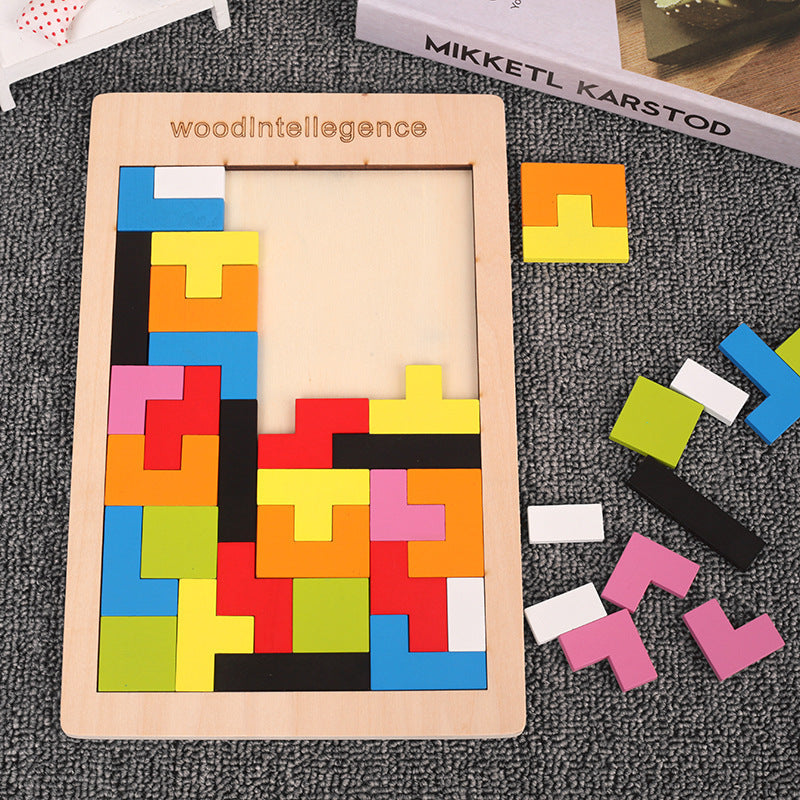 Puzzles- Wooden building blocks