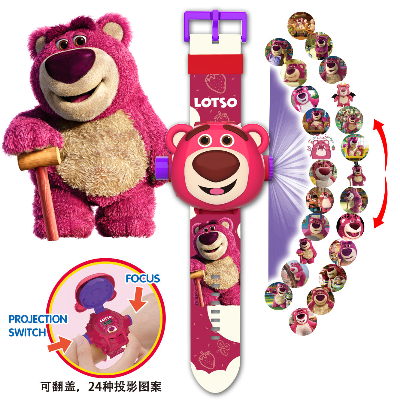 Cartoon Projection Watch