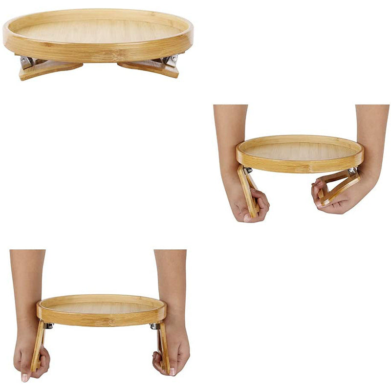 Bamboo Foldable Sofa Tray