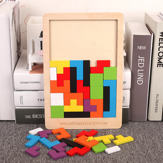 Puzzles- Wooden building blocks