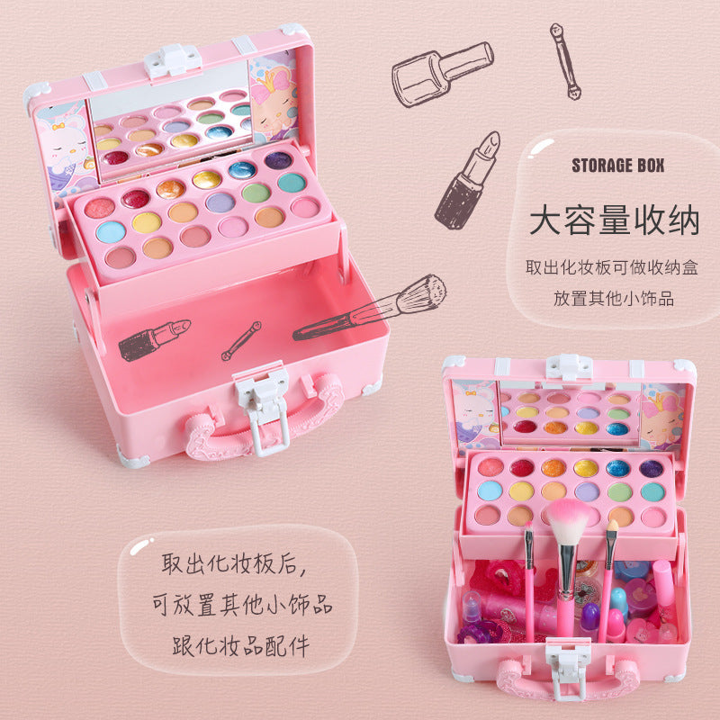 Children's Cosmetics Toy Girl Princess Makeup Toy Handbag Bag Set